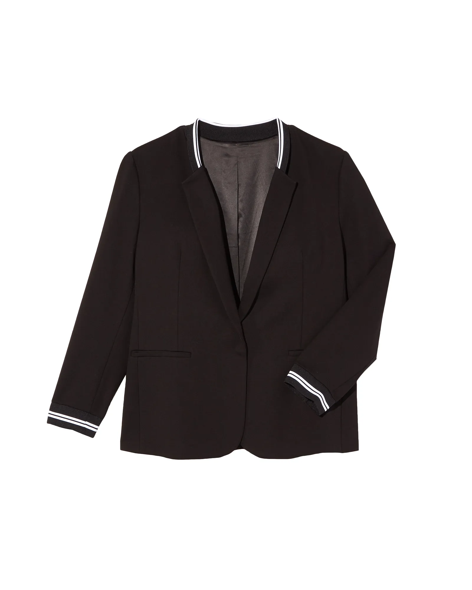 Ava Blazer | Black / White