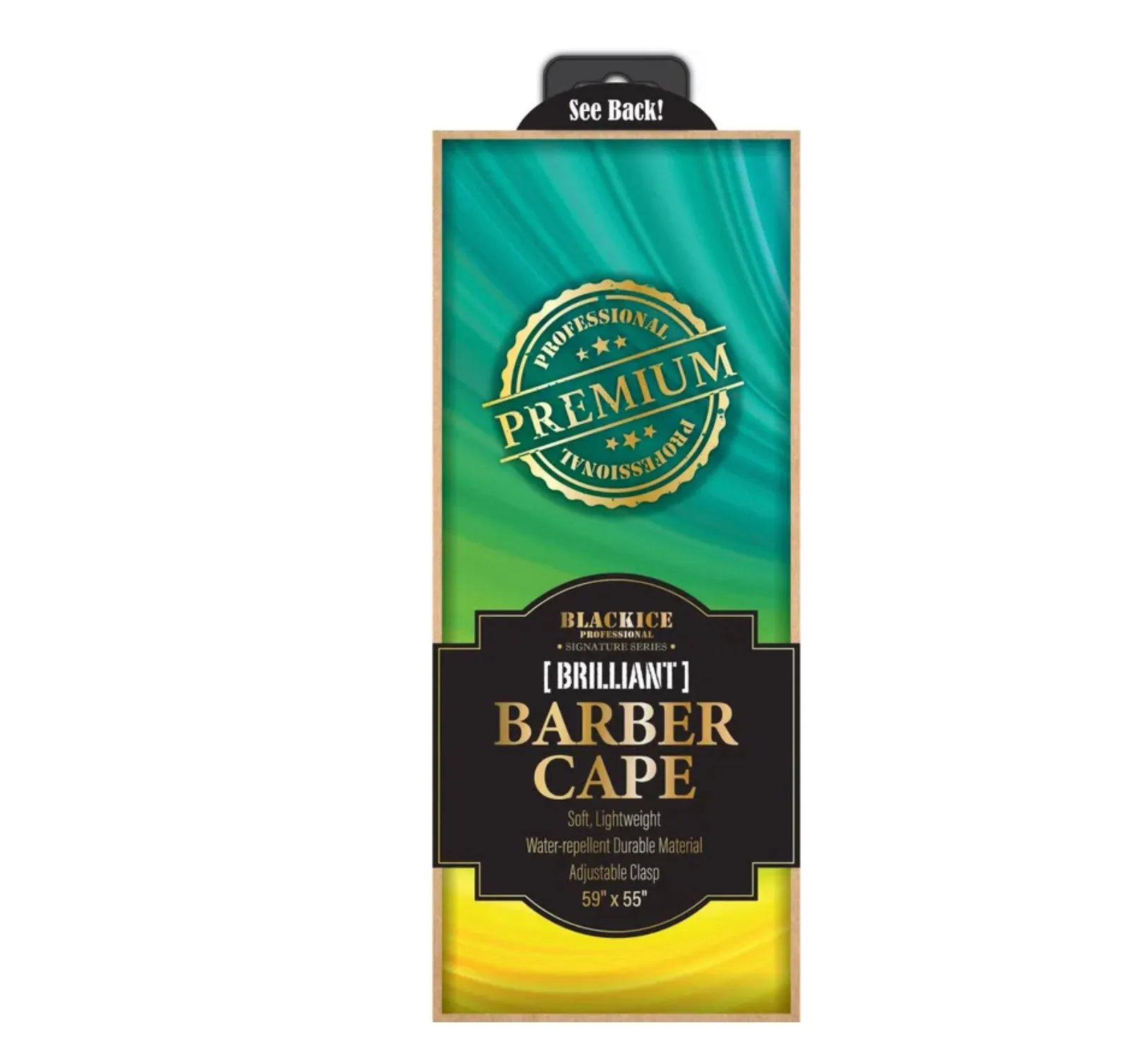 Black Ice Barber Cape - Style [Brilliant]