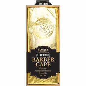 Black Ice Professional Barber Cape El Dorado