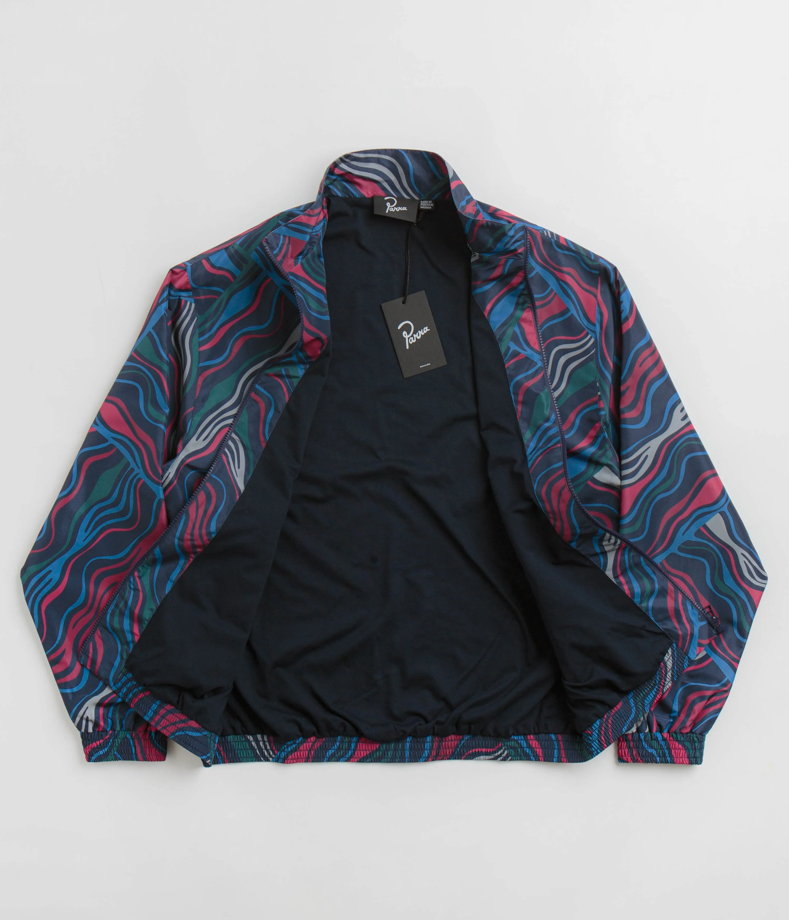 by Parra Track Flow Track Jacket - Navy Blue