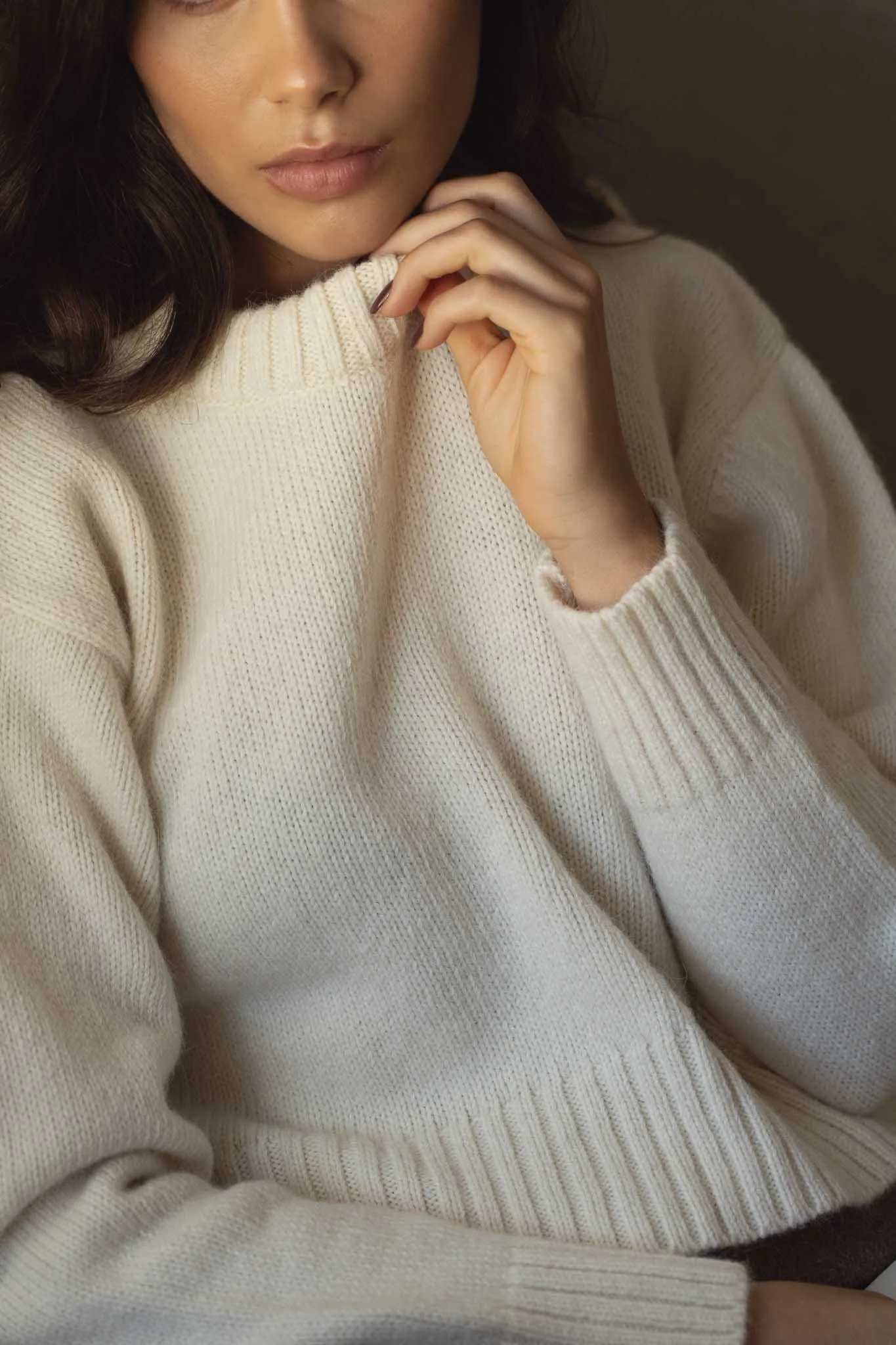 Claudia White Recycled Jumper