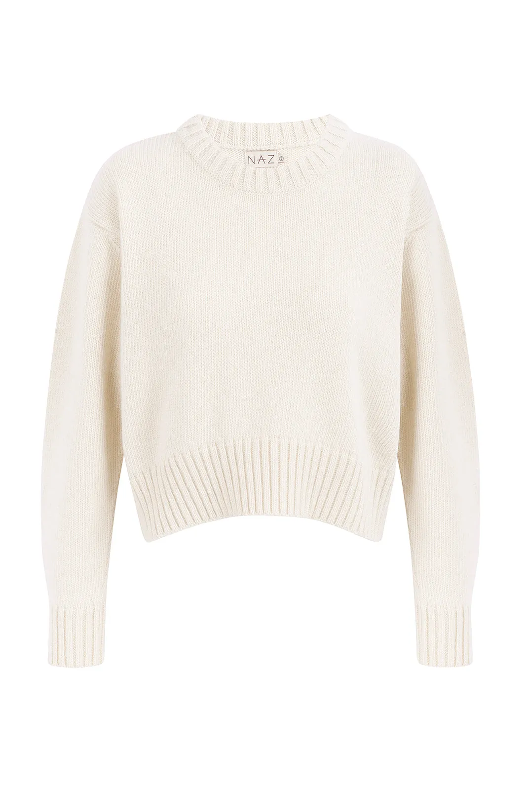 Claudia White Recycled Jumper