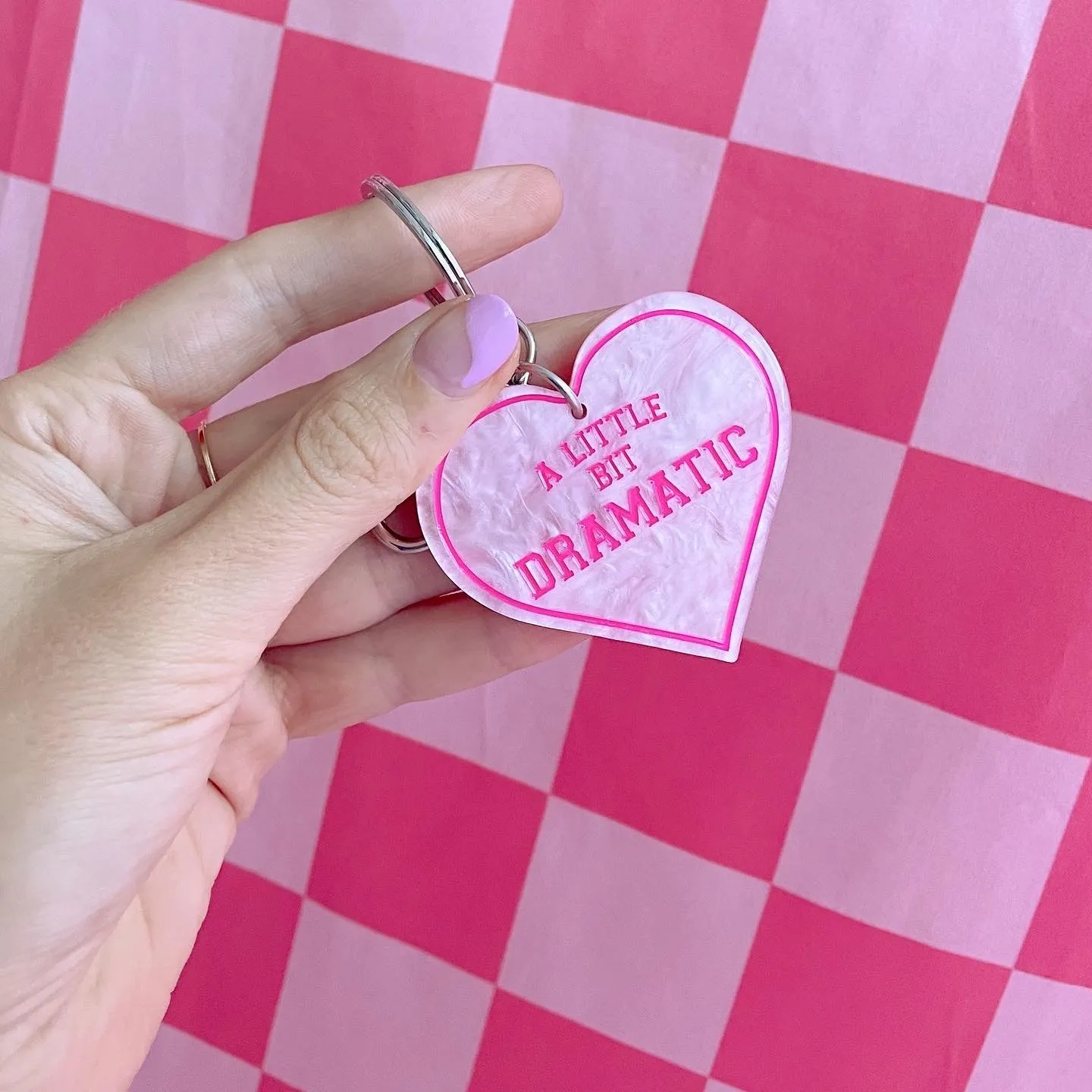 Dramatic Keychain