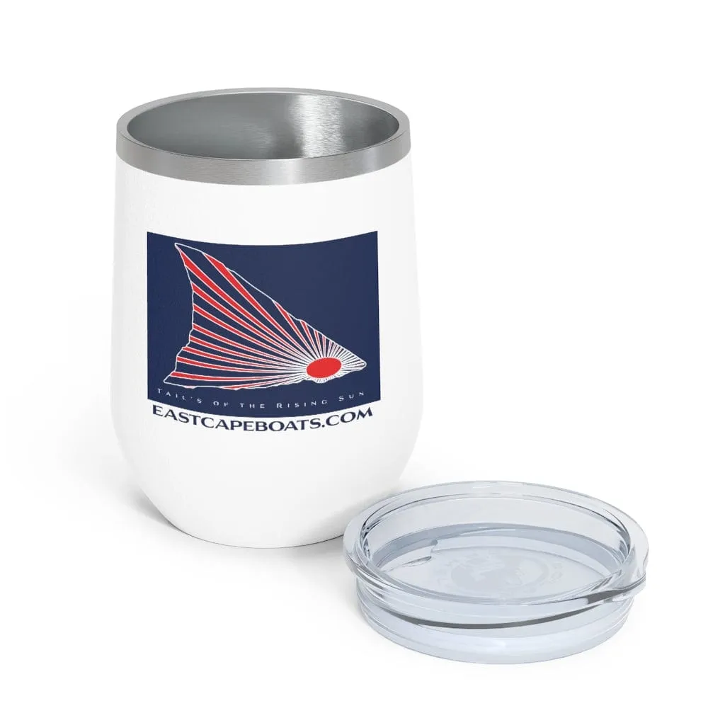 East Cape Tails of the Rising Sun 12oz Insulated Wine Tumbler