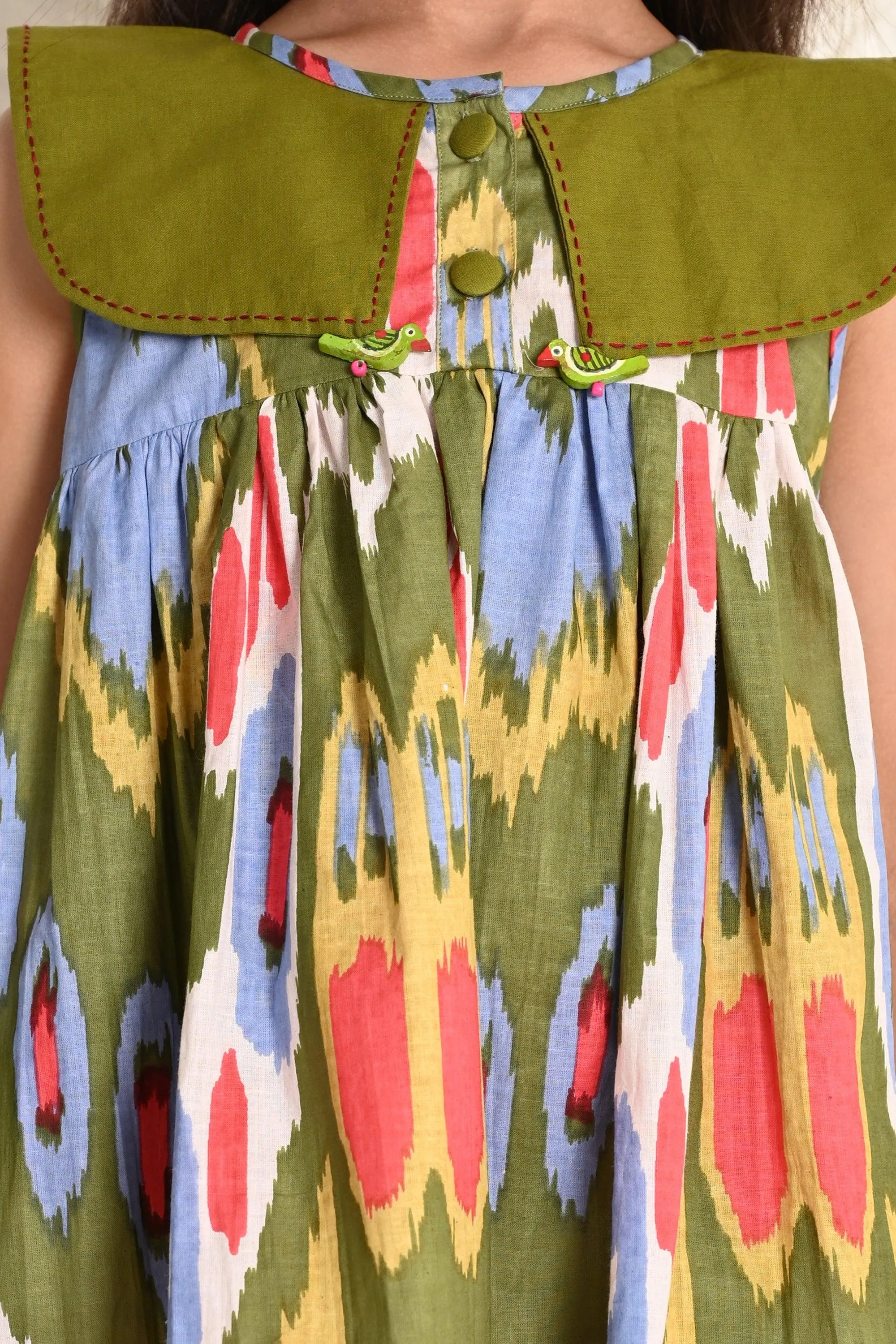 Forest Ikat Dress