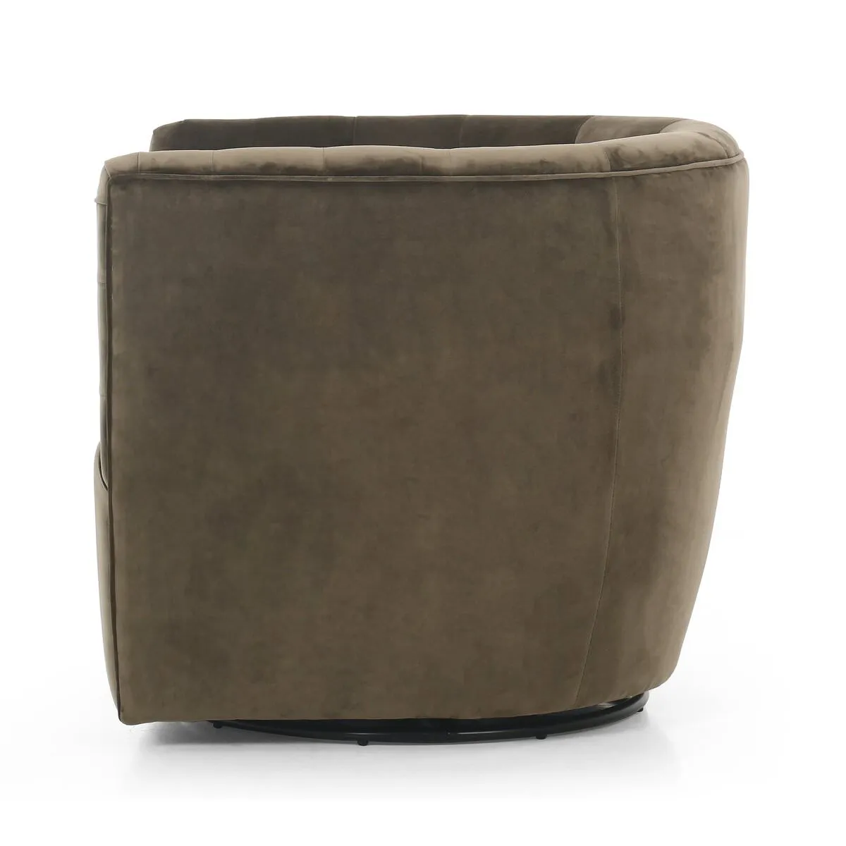 Four Hands Hanover Swivel Chair in Surrey Olive
