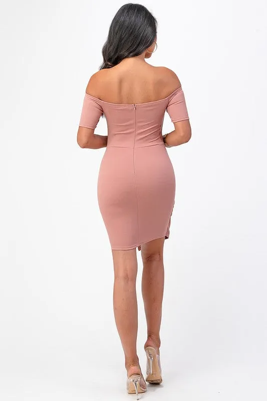 Front Twisted Bodycon Dress *More Colors