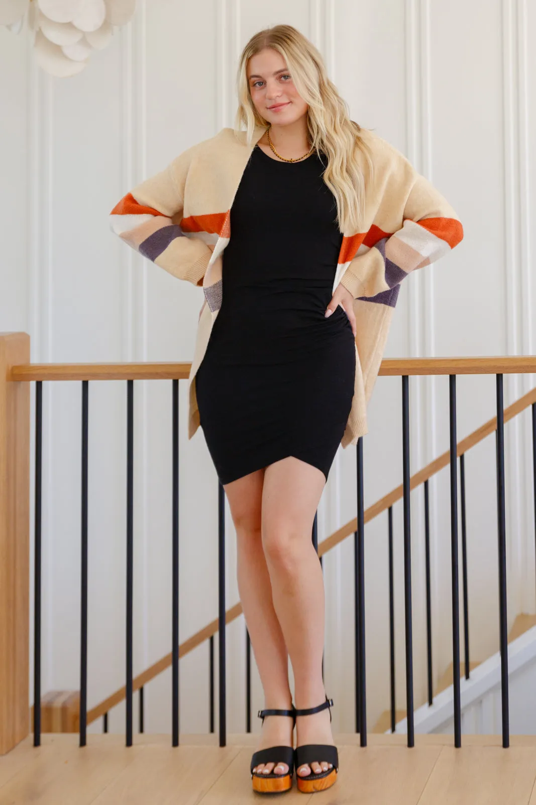 Fully Justified Ruched Wrap Dress - Now N Forever