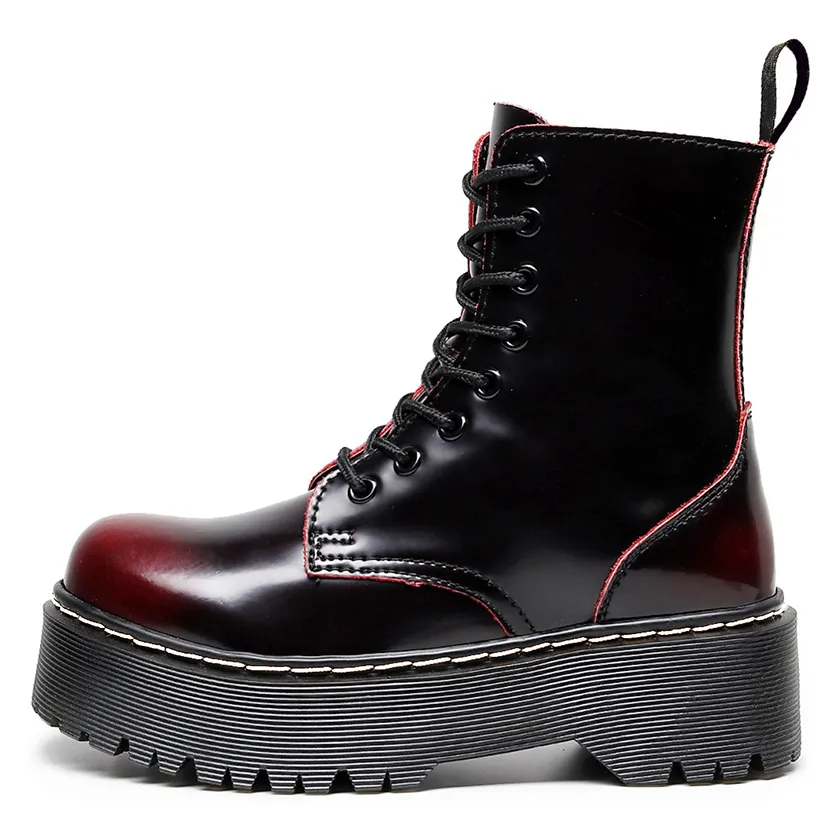 Funki Buys | Boots | Women's Men's Leather Platform Boots