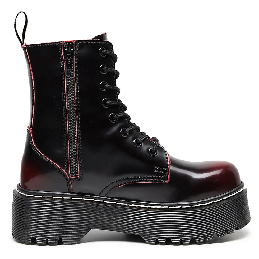 Funki Buys | Boots | Women's Men's Leather Platform Boots