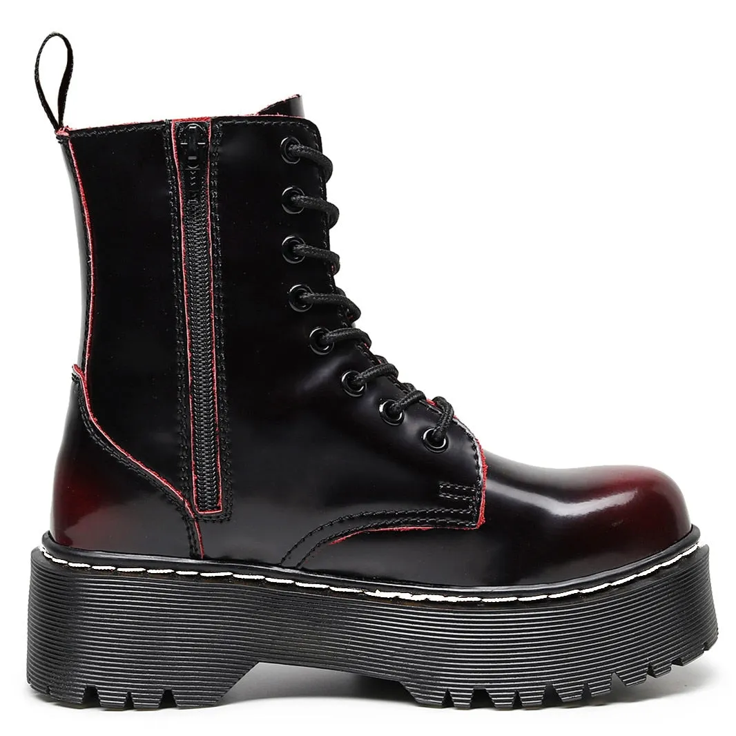Funki Buys | Boots | Women's Men's Leather Platform Boots