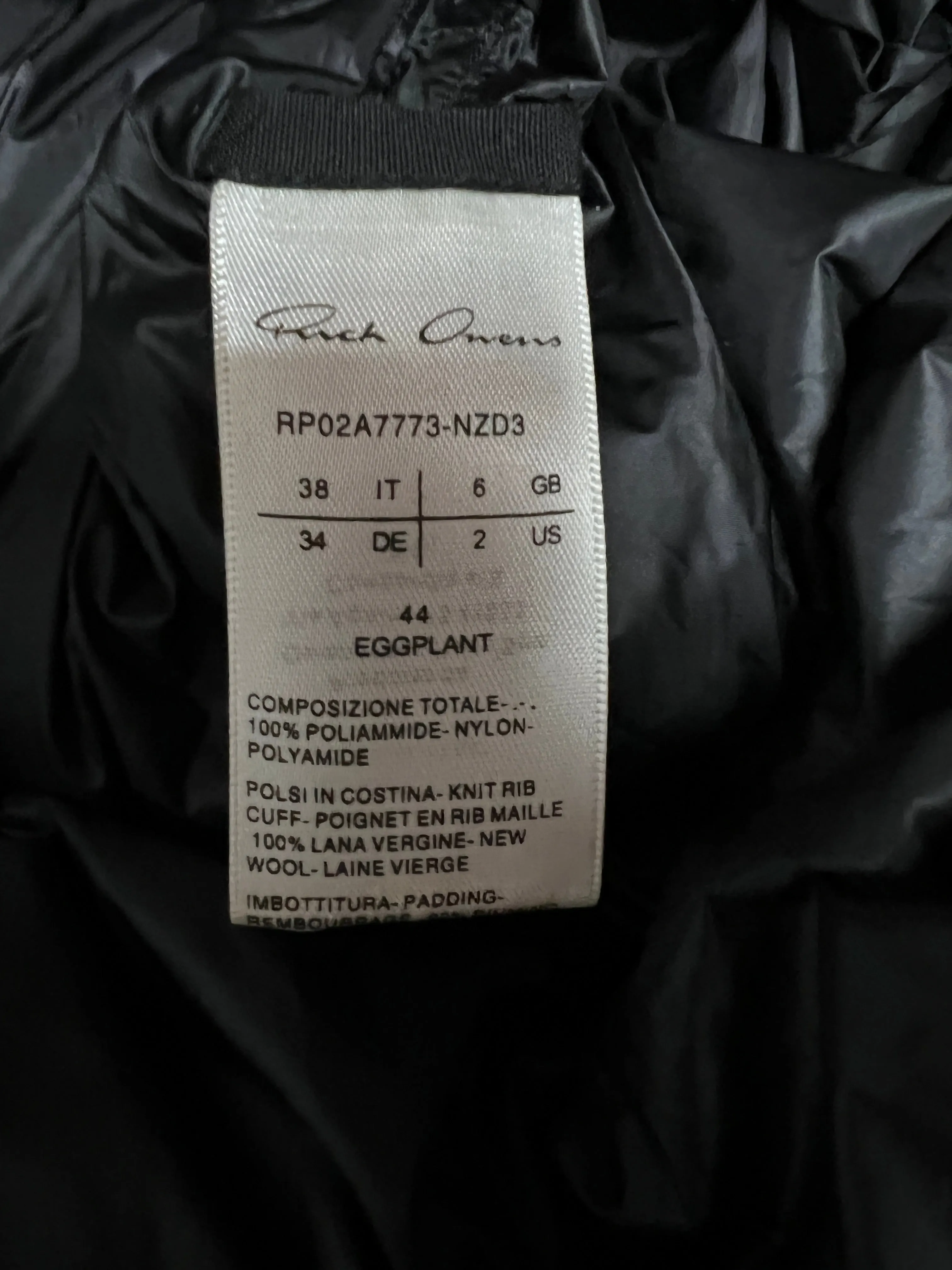 Giacca Piumino Funnel Neck Jacket