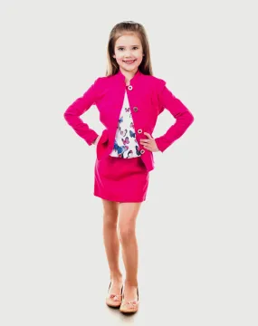 Girls Cotton Coat Suit