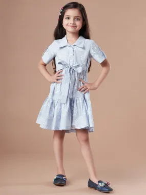 Girls Striped Shirt Dress