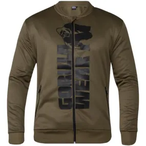 Gorilla Wear Ballinger Track Jacket - Army Green-Black