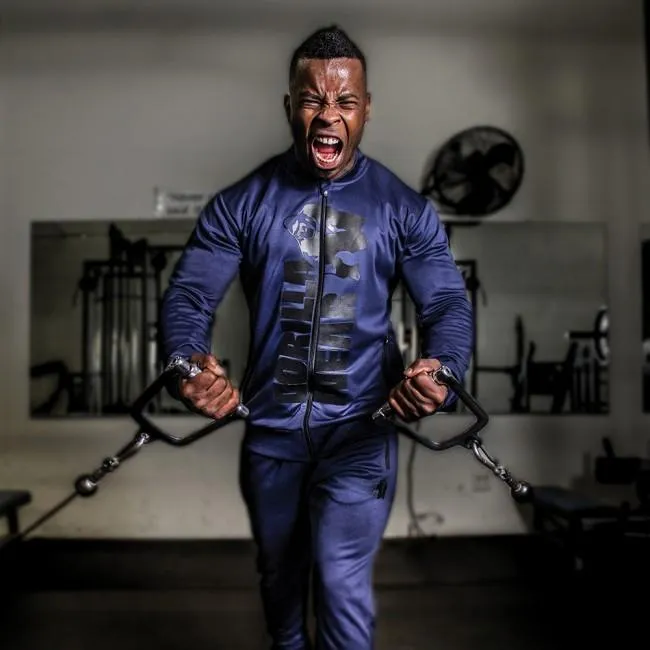 Gorilla Wear Ballinger Track Pants - Navy-Black