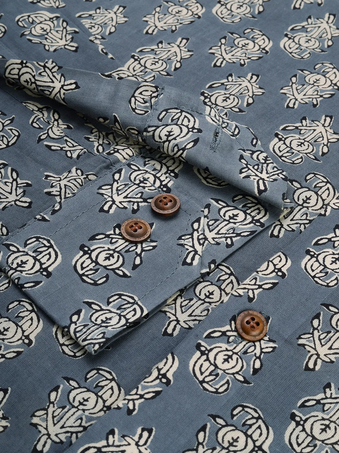 Gray Cotton Full Sleeves Shirts For Men-Mmf0220