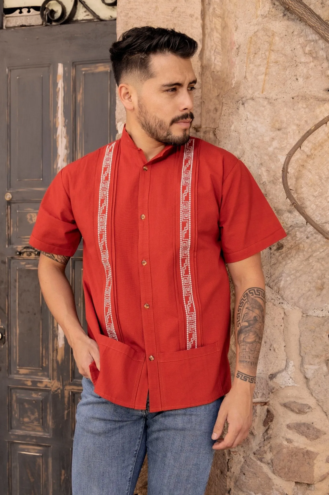 Guayabera Greca