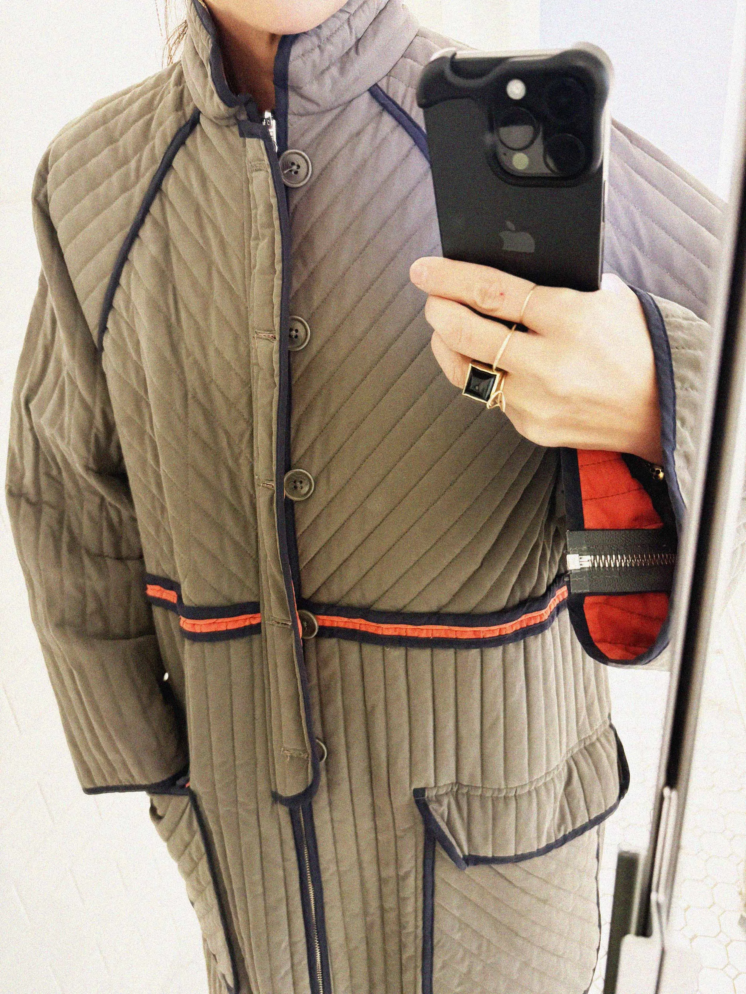 →HENRIK VIBSKOV QUILTED COAT← SANG A SELECTS