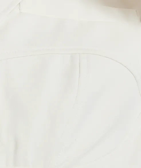 House Of Holland Short Lock Jacket Off White