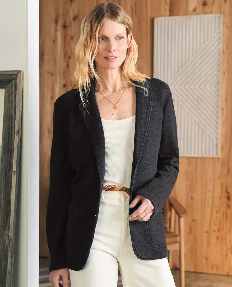 Inlet Blazer Black Sky Melange Jacket