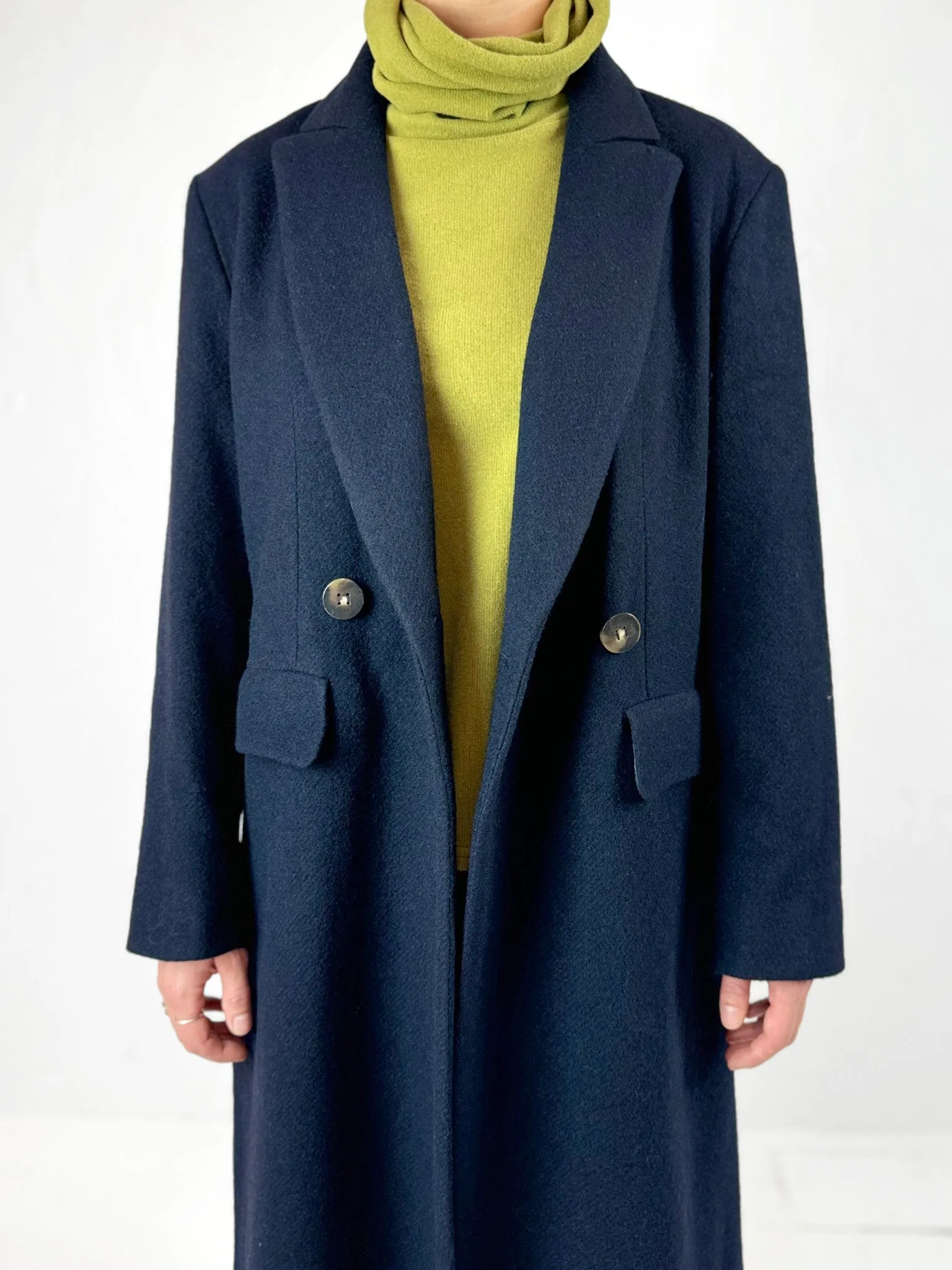 Marno Double Breasted Woollen Coat