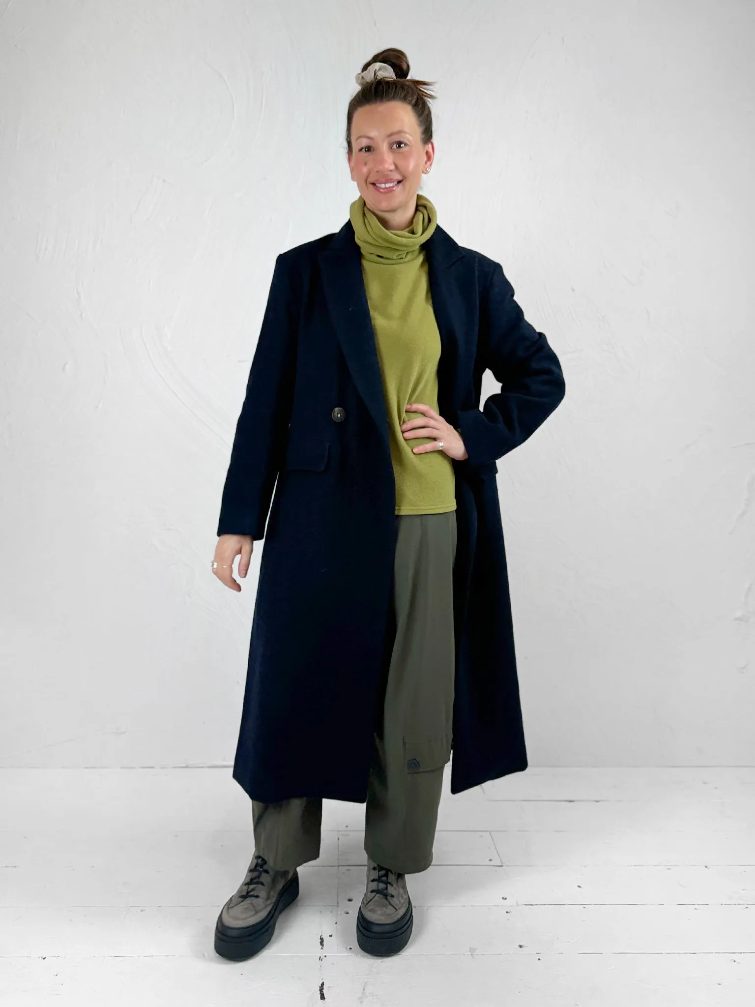Marno Double Breasted Woollen Coat