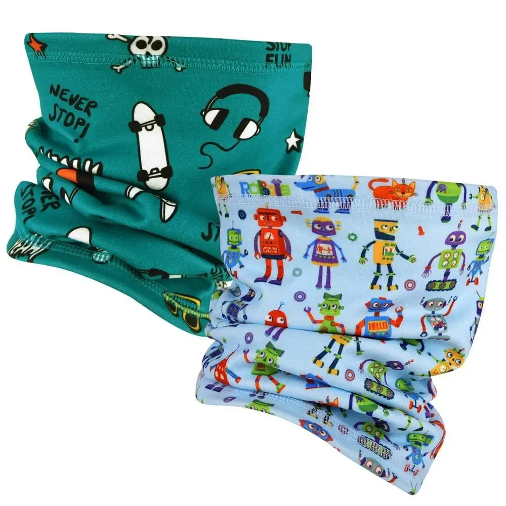MCTi Kids Fleece Neck Gaiter Warmer-2 pack