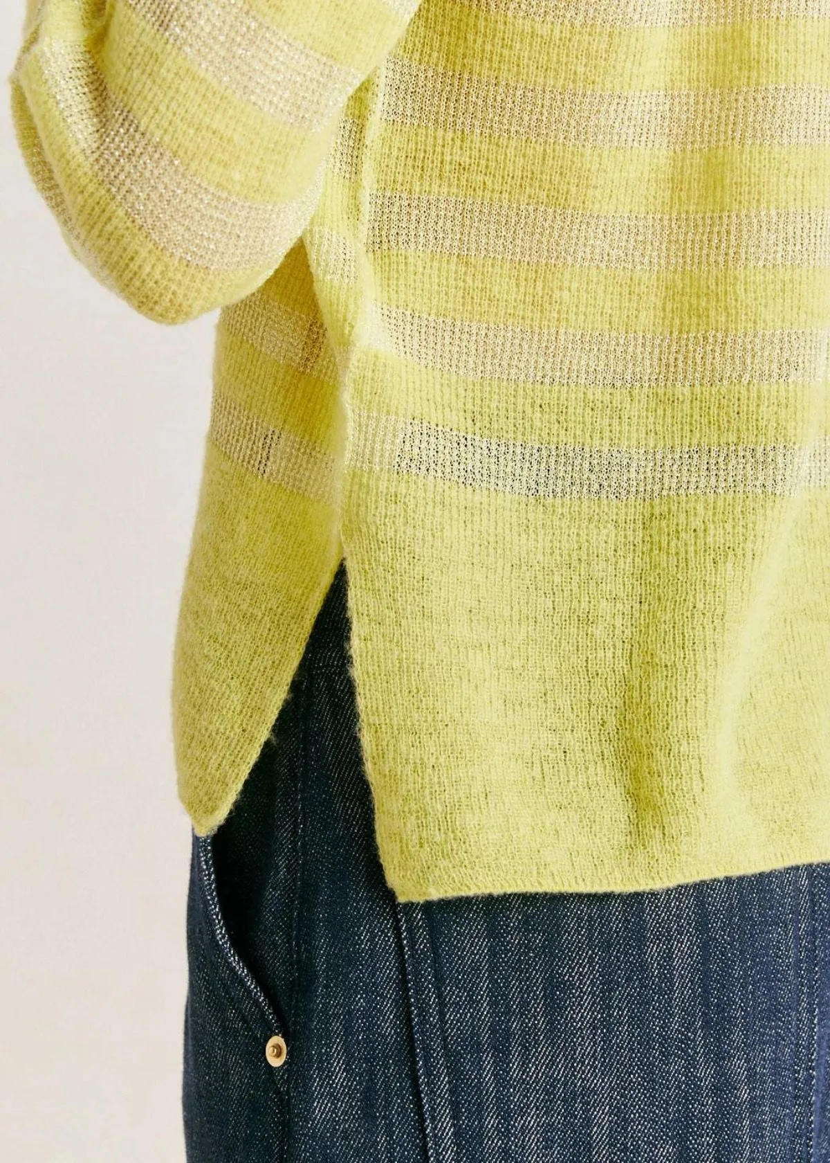 MOMONI Egide Polo Sweater - Lime