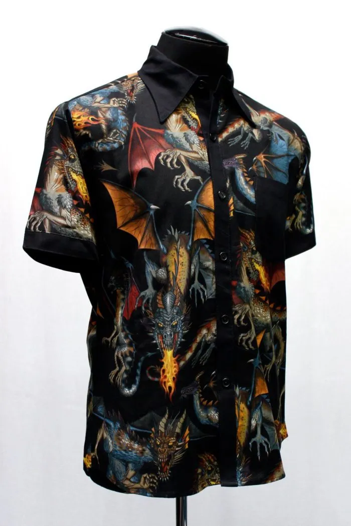 MONSTER SHIRT - DRAGON PRINT - only sizes XXL   3X left!