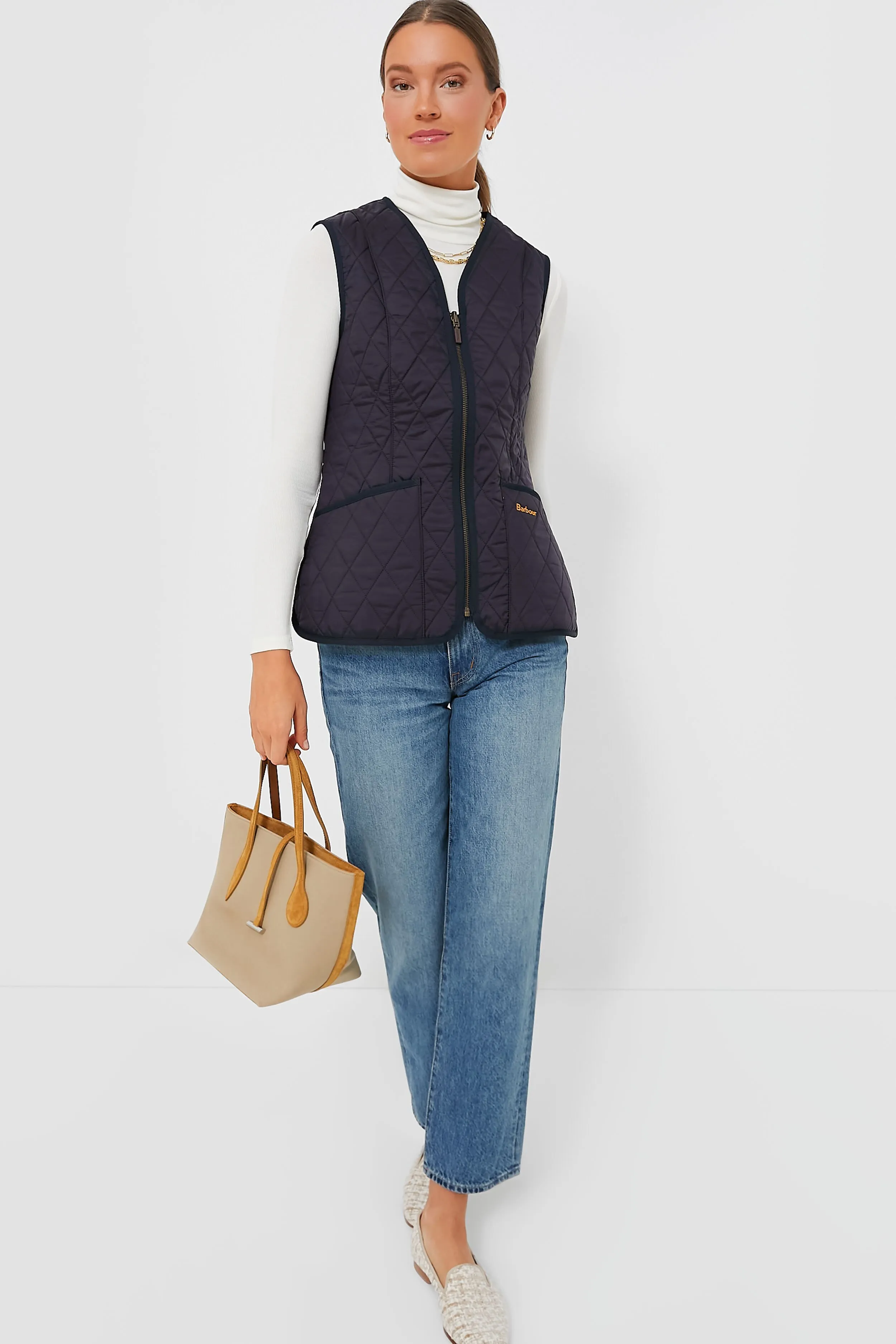 Navy Fleece Betty Liner