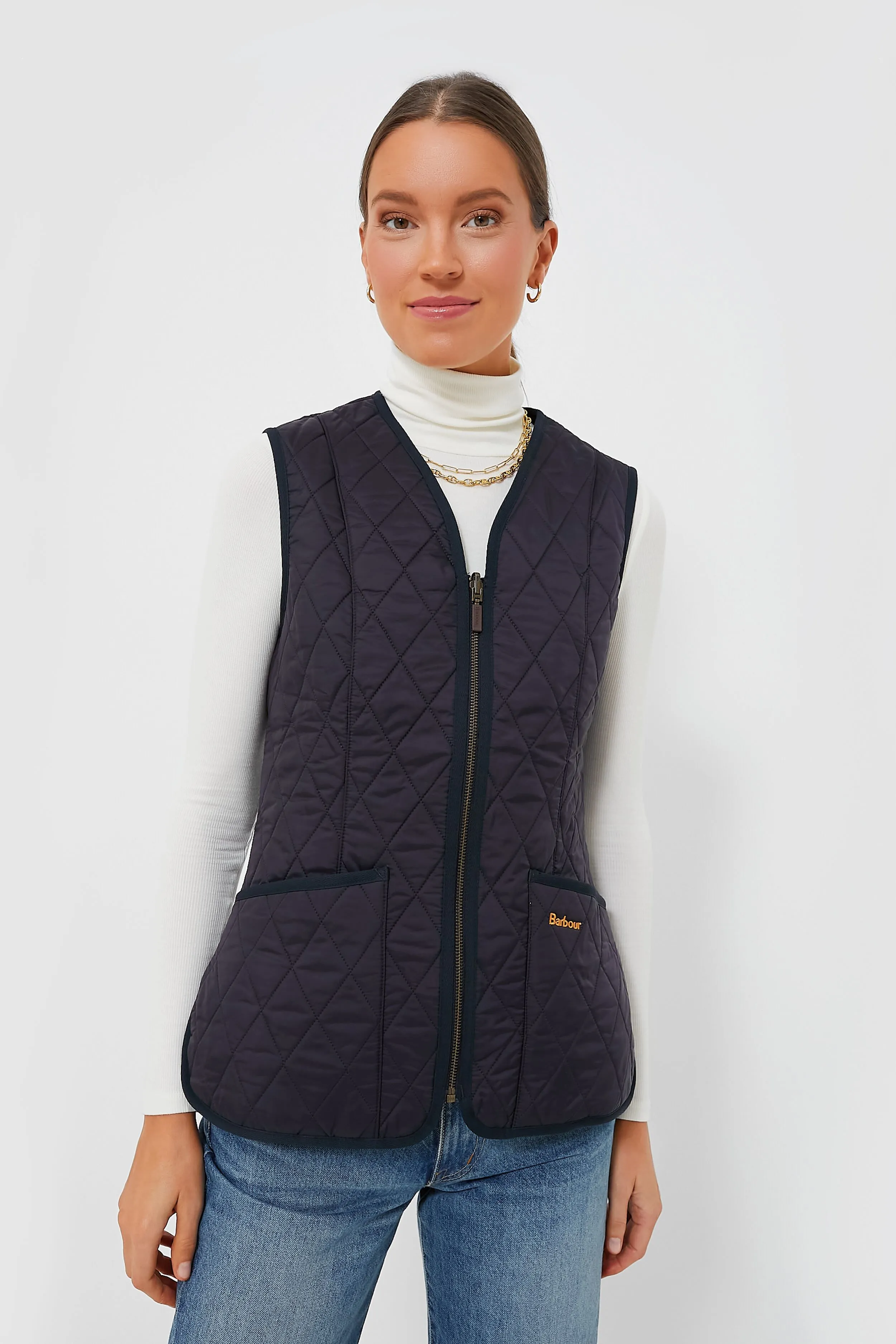 Navy Fleece Betty Liner