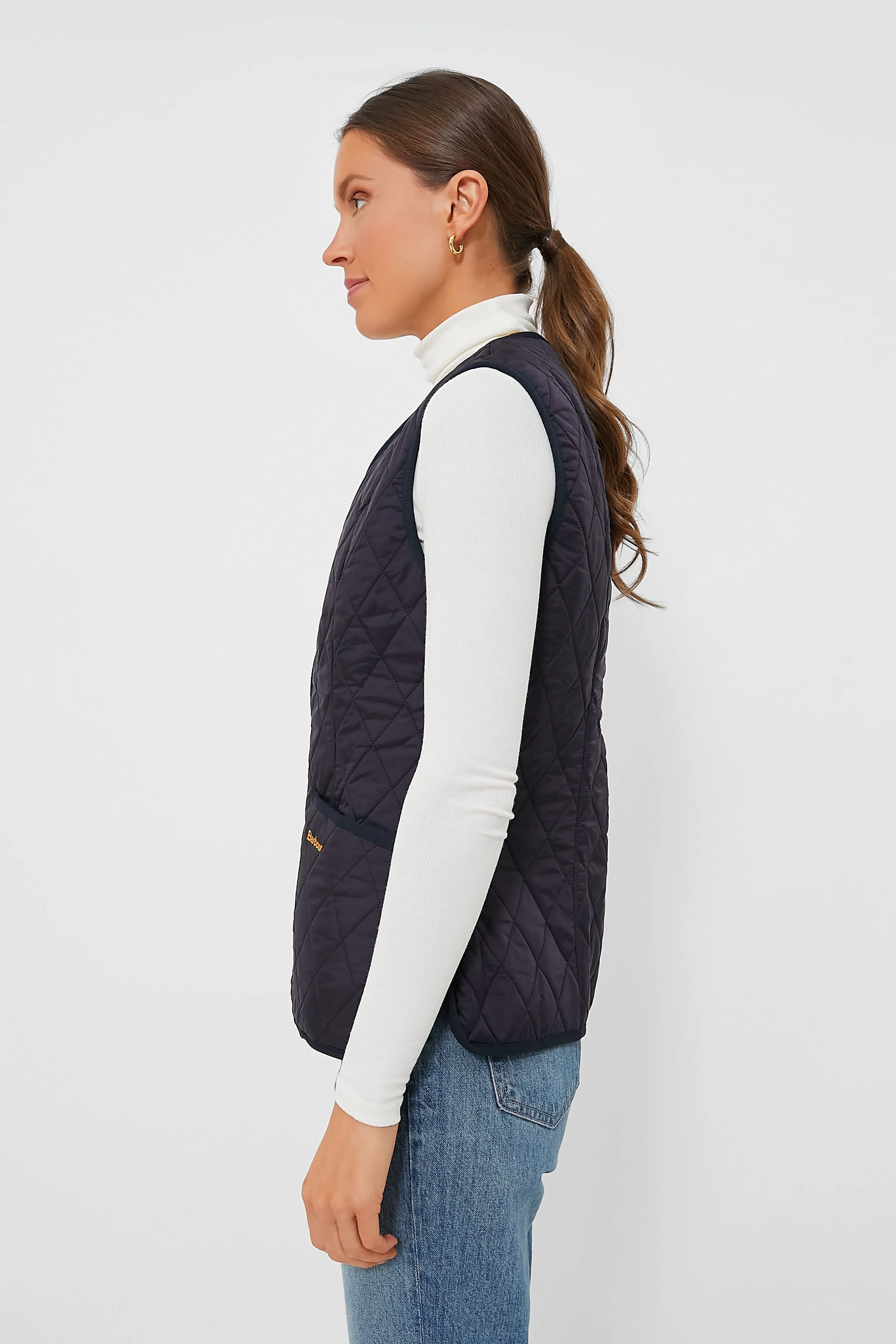 Navy Fleece Betty Liner