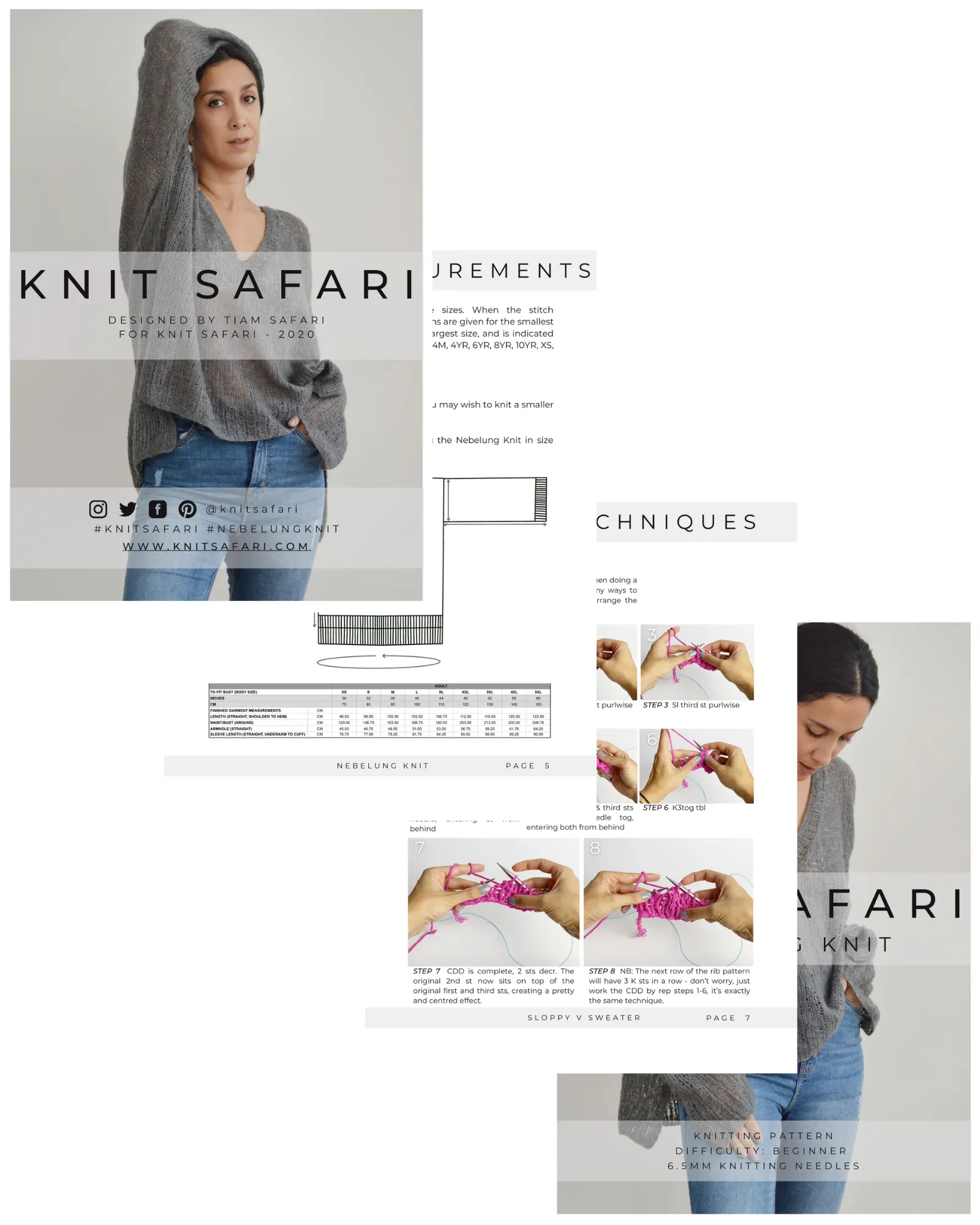 Nebelung Knit - Downloadable Knitting Pattern