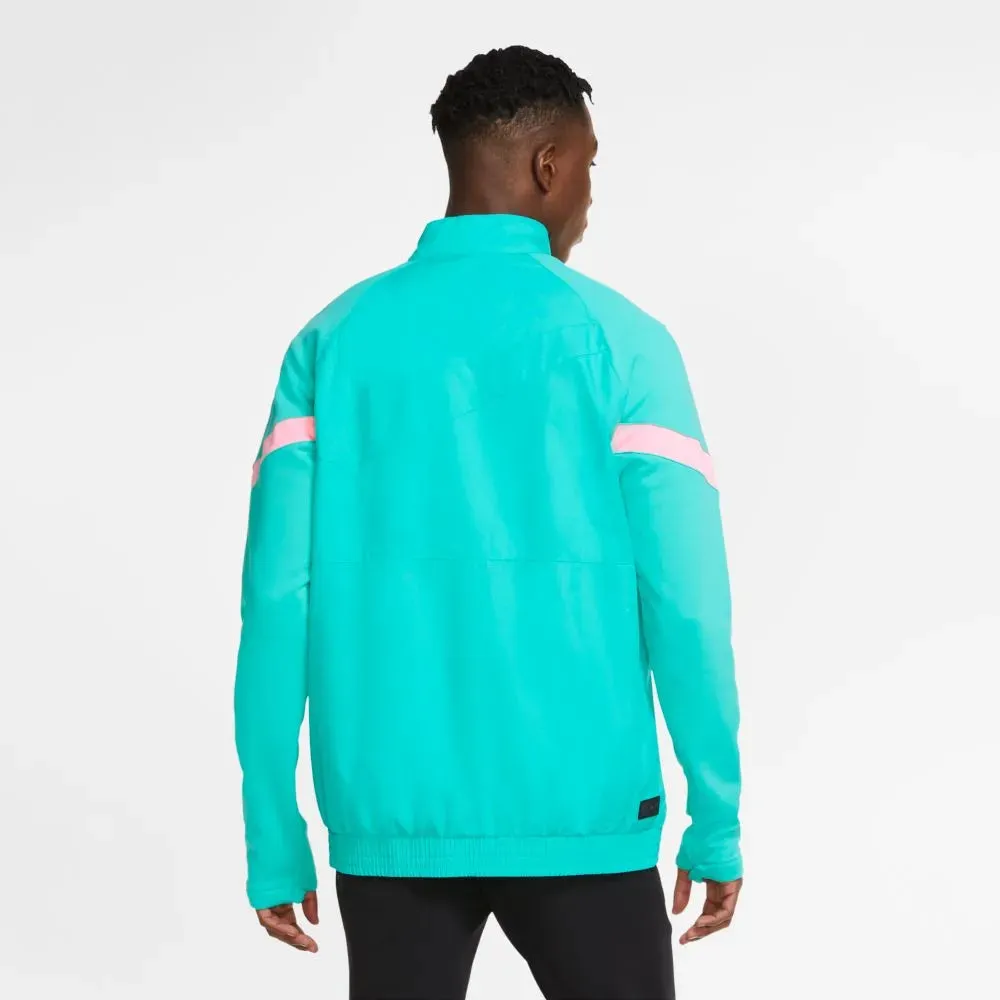Nike 2020-21 Barcelona Half-Zip Track Jacket - Teal