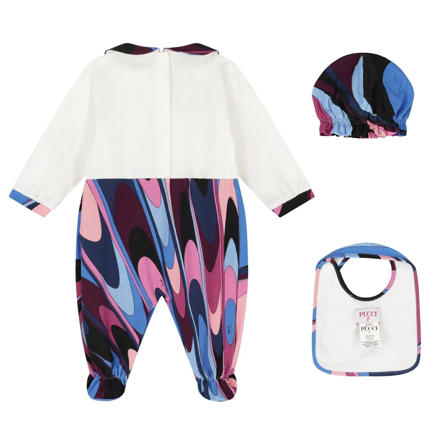 Onde Print Babysuit Set