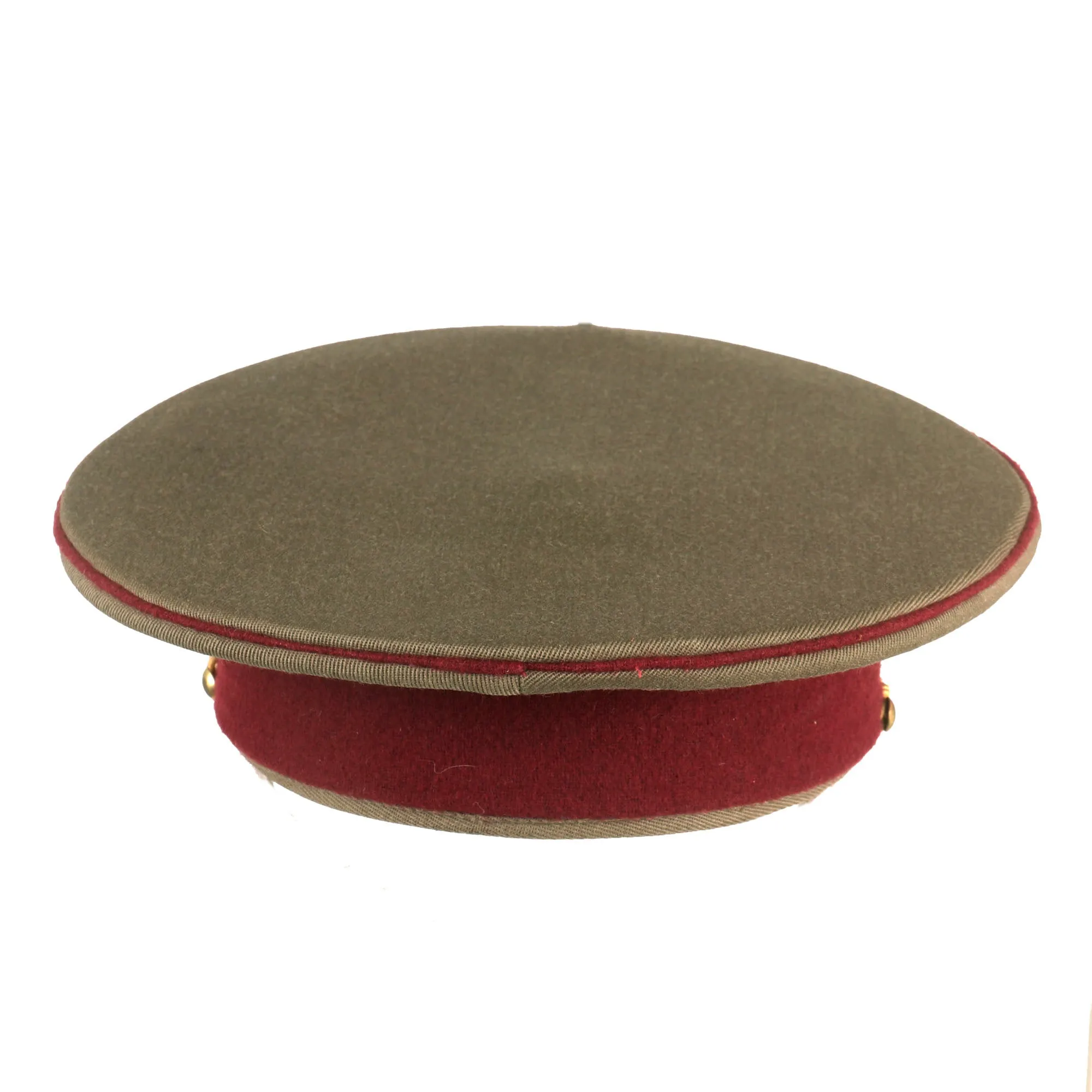 Original Romanian Army Land Forces “Military Medicine” General Officer Peaked Visor Cap With Original Applied Insignia - Circa 1992