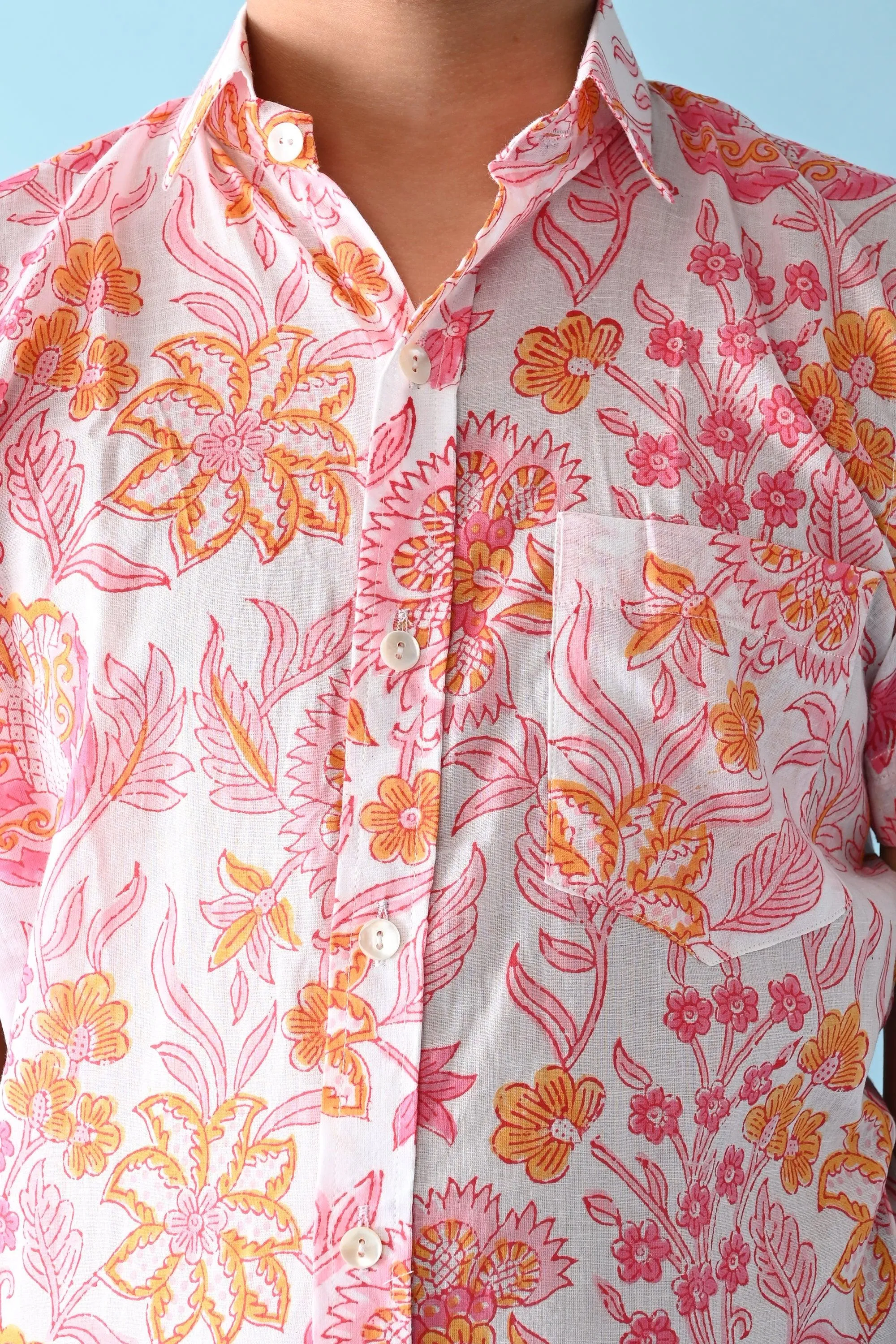 Pink Cotton Shirt