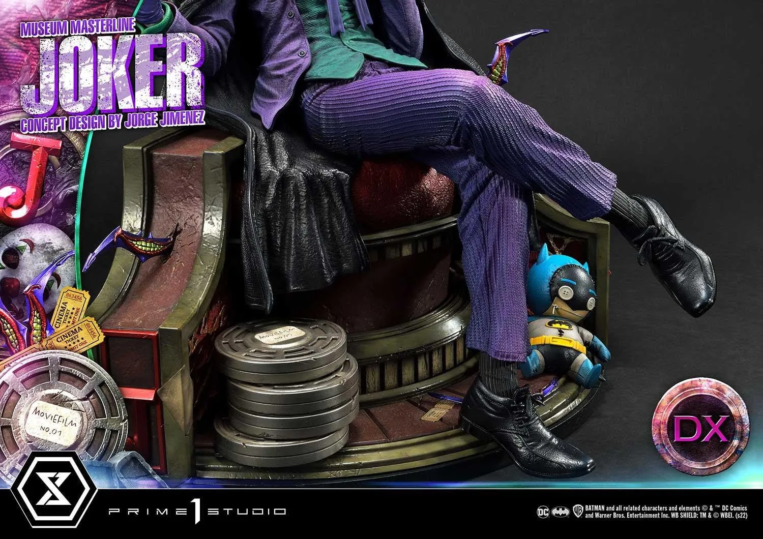 PRE-ORDER: Prime 1 Studio Museum Masterline Batman (Comics) The Joker (Concept Design by Jorge Jimenez) 1/3 Scale DX Bonus Version Statue