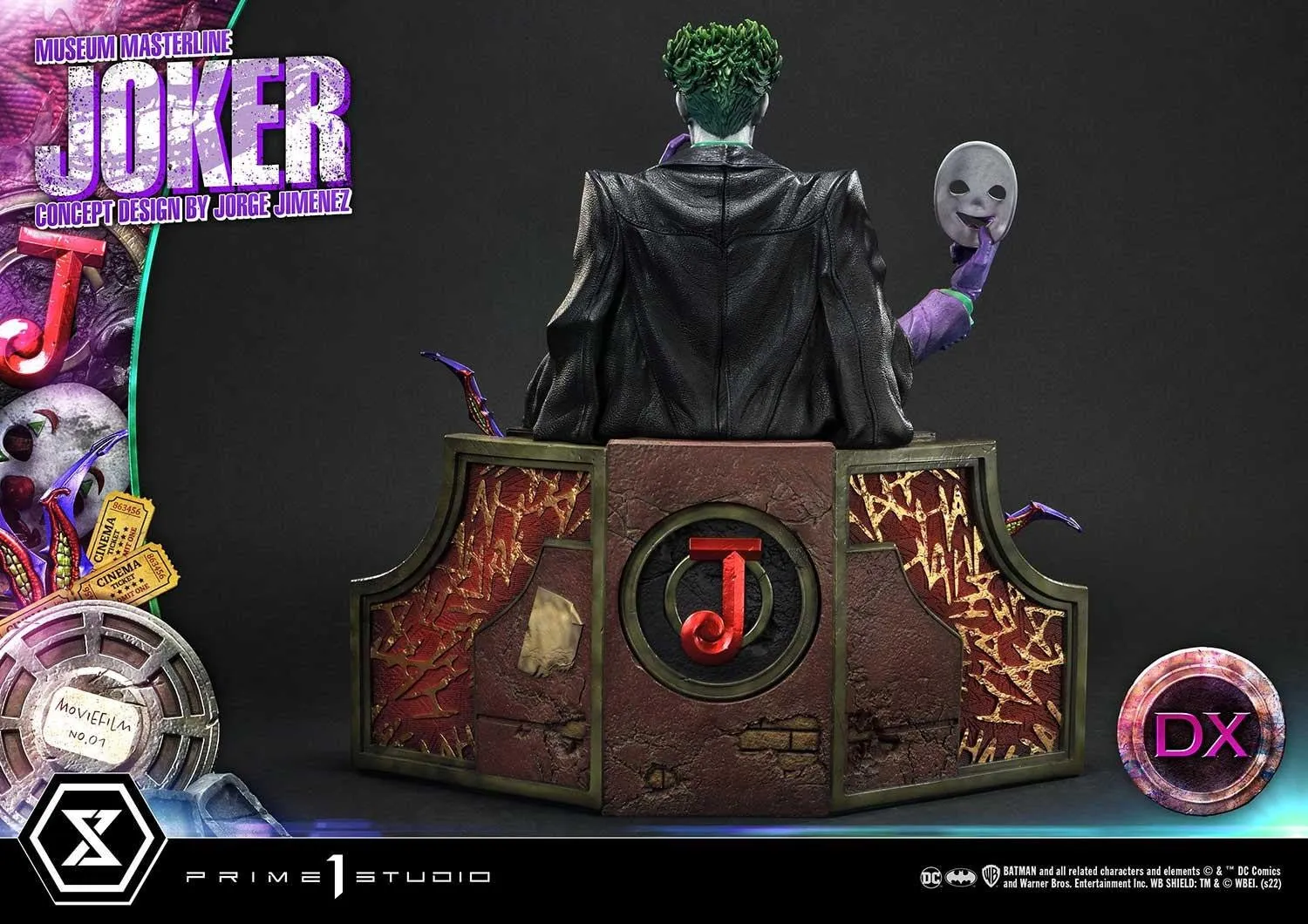 PRE-ORDER: Prime 1 Studio Museum Masterline Batman (Comics) The Joker (Concept Design by Jorge Jimenez) 1/3 Scale DX Bonus Version Statue