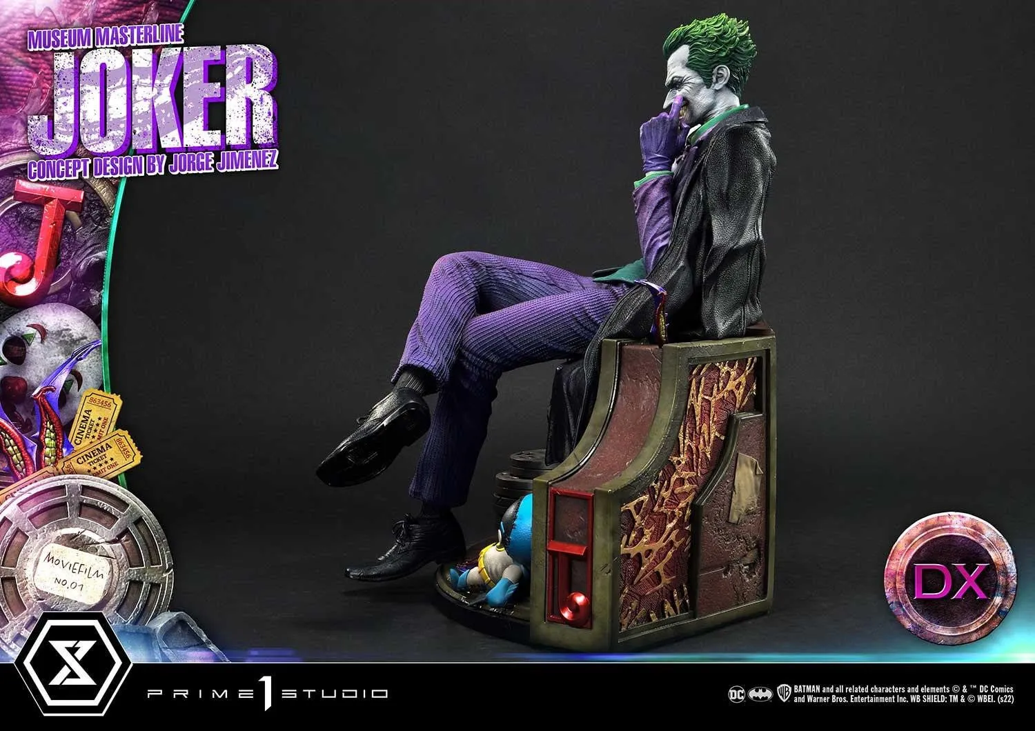 PRE-ORDER: Prime 1 Studio Museum Masterline Batman (Comics) The Joker (Concept Design by Jorge Jimenez) 1/3 Scale DX Bonus Version Statue