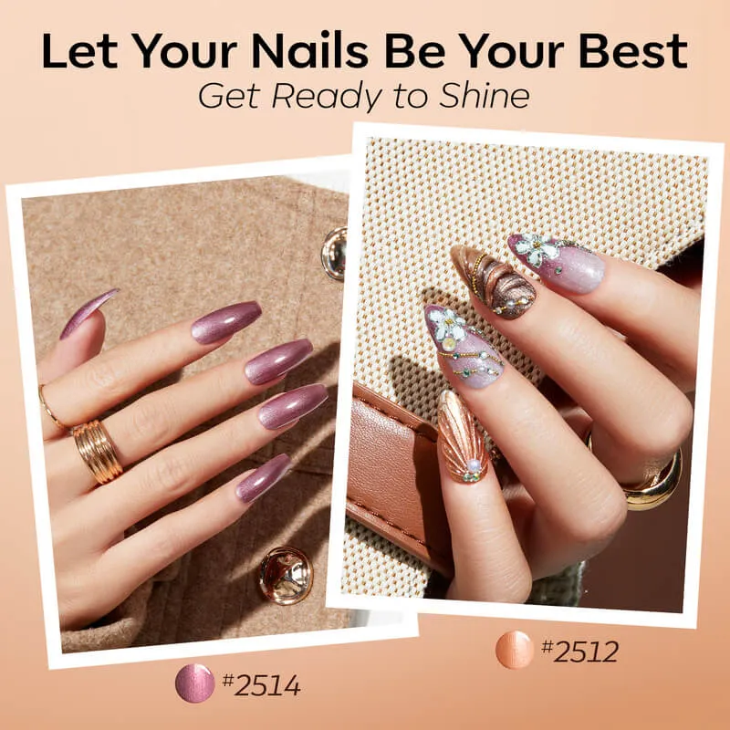 Psychedelic Pearl - Hema-Free 6 Colors Gel Nail Polish Set 7ml