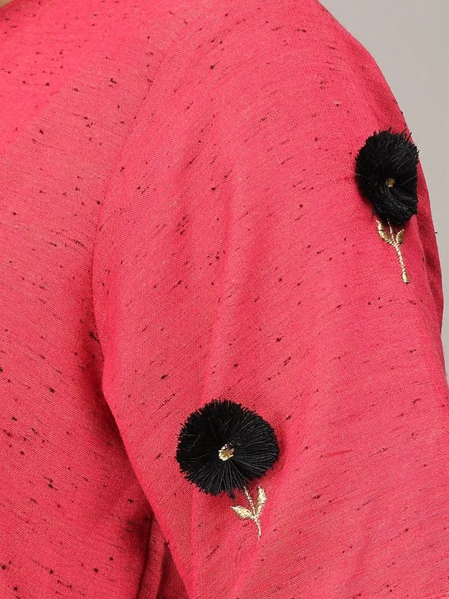 Rodeo Rose Maternity And Nursing Kurti Dress
