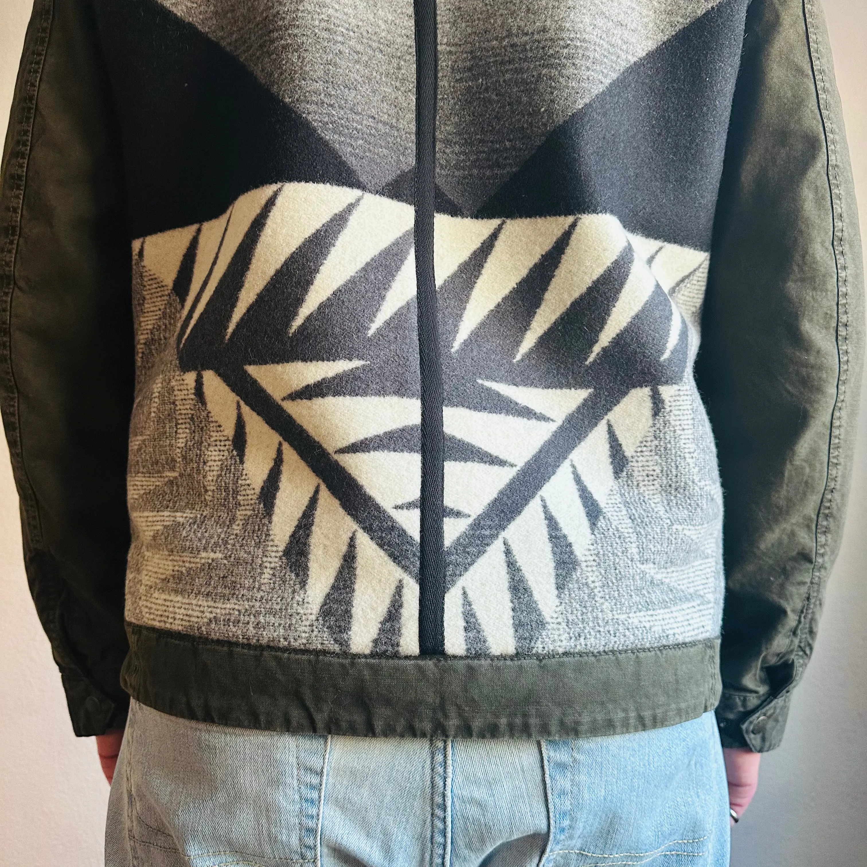SDCV ORIGINAL PENDLETON WOOL PATCH JACKET // SIZE MEDIUM/LARGE