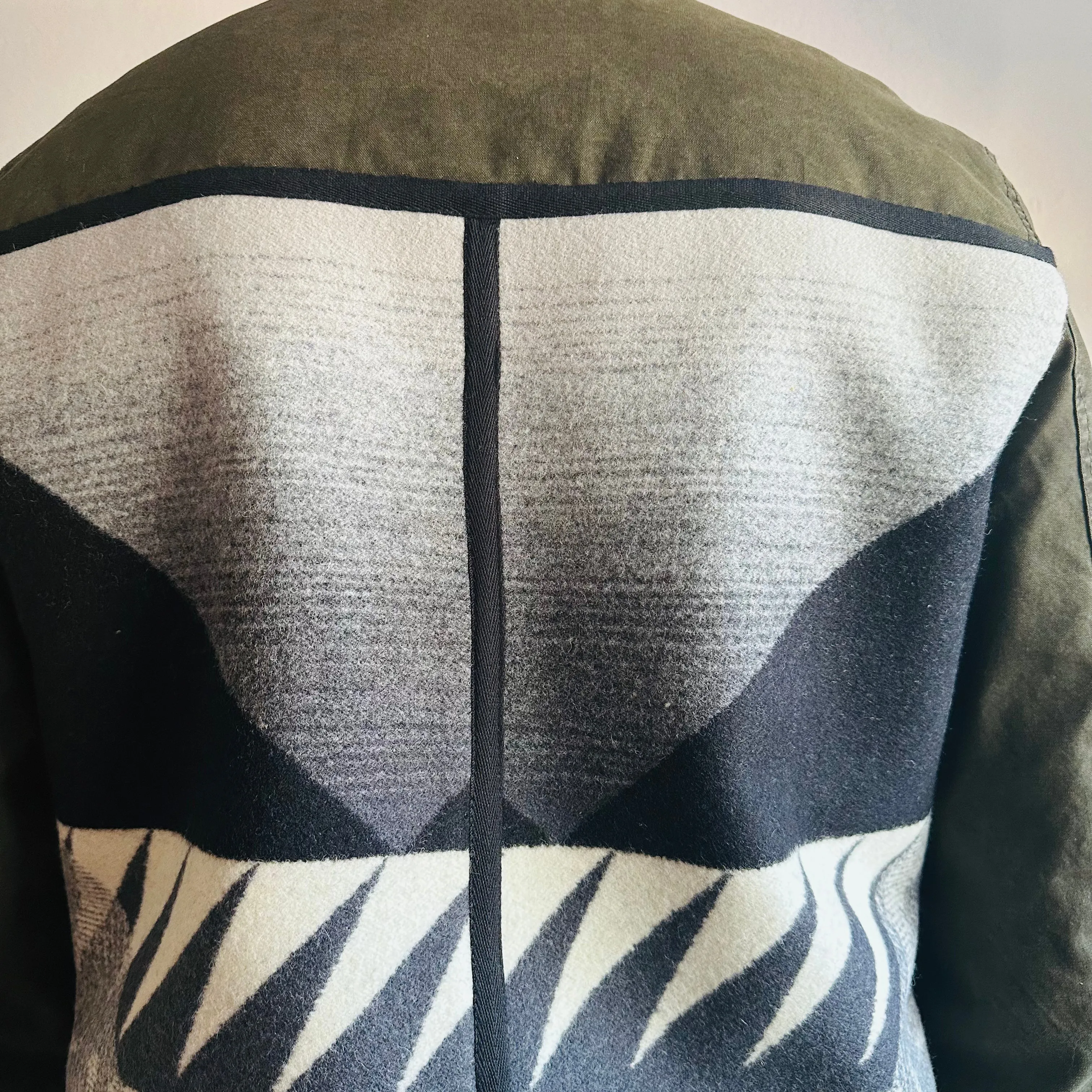 SDCV ORIGINAL PENDLETON WOOL PATCH JACKET // SIZE MEDIUM/LARGE