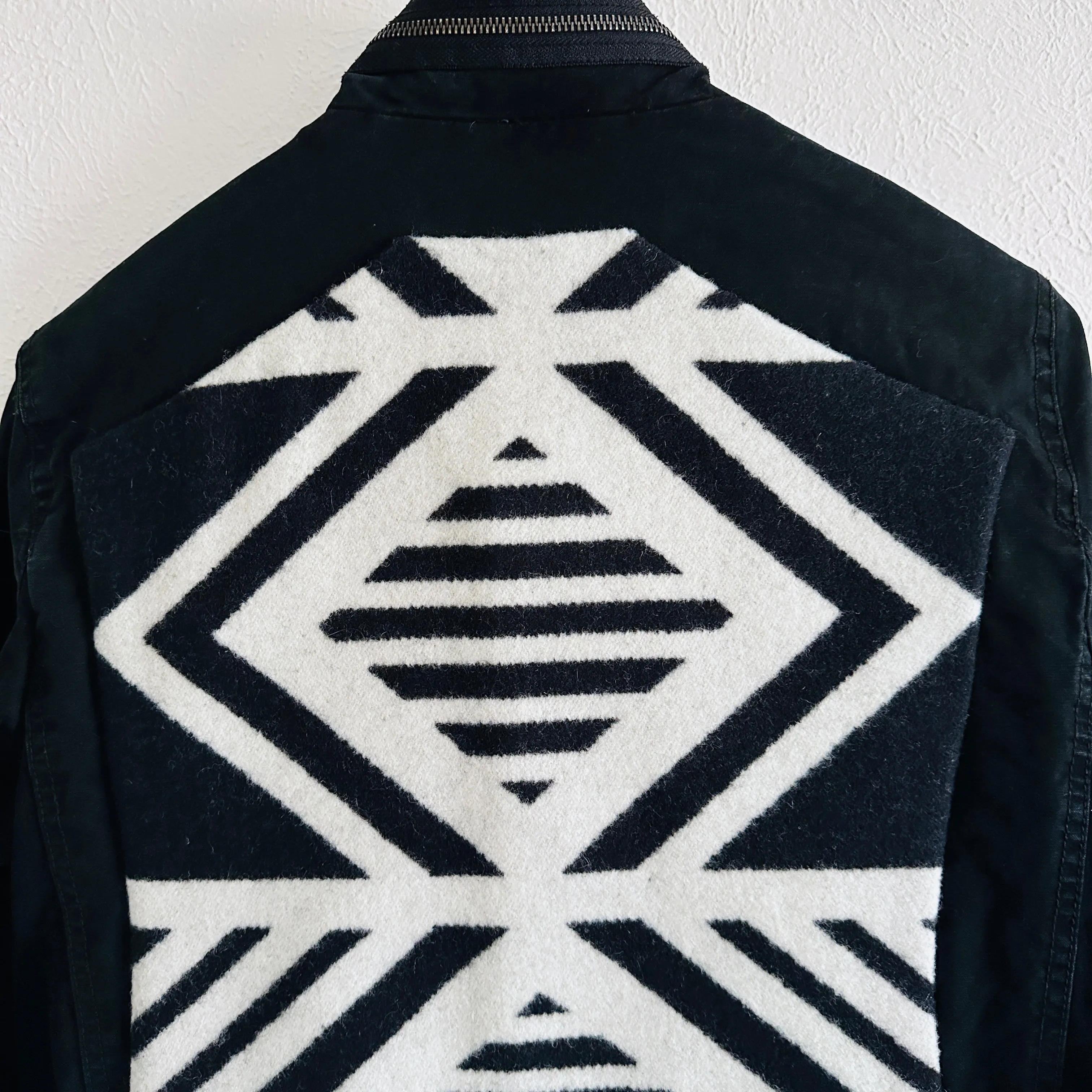 SDCV ORIGINAL PENDLETON WOOL PATCH MENS JACKET // SIZE SMALL