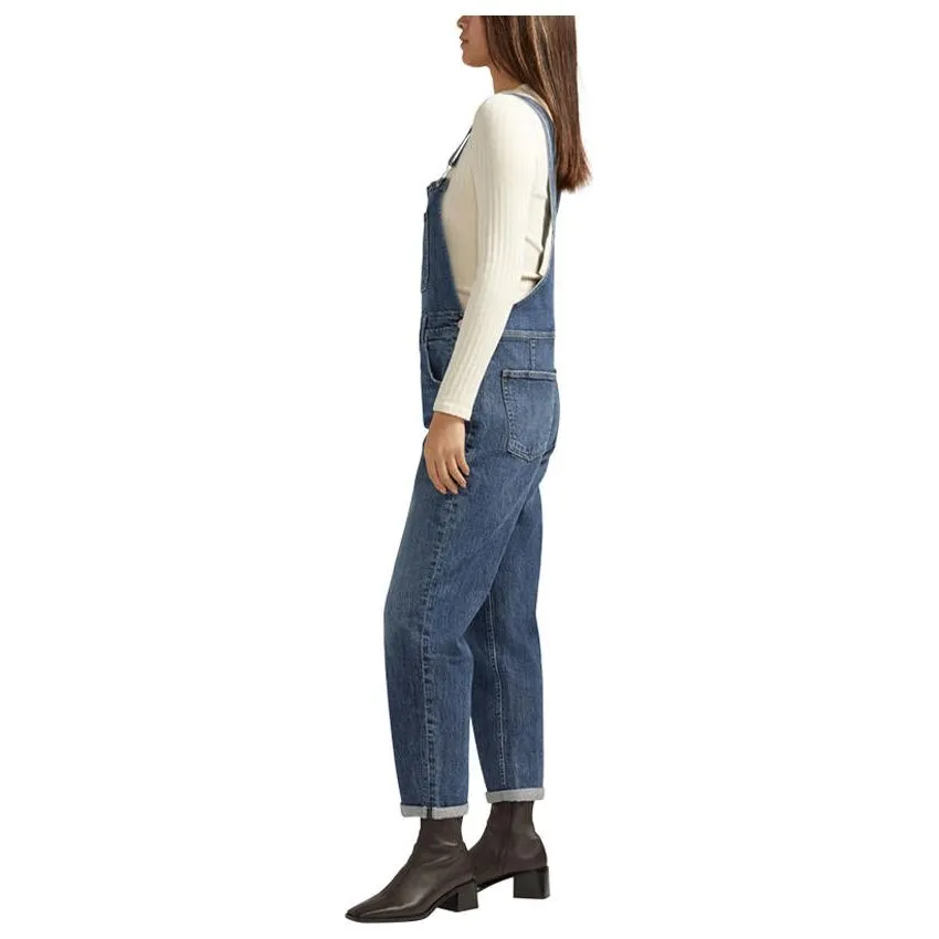 Silver Baggy Overall Indigo