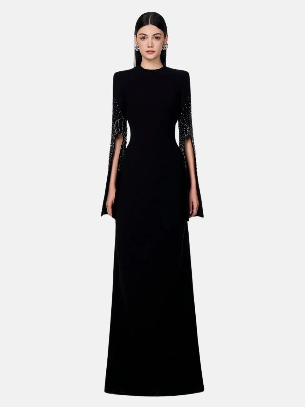Slit-Sleeve Bodycon Dress