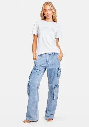 SOTT BURST KLASSIC SS TEE WHITE