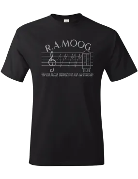 T-shirt: R.A. Moog - Black - Unisex
